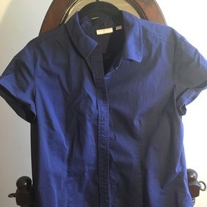 Dark blue New York & Company short sleeve top.